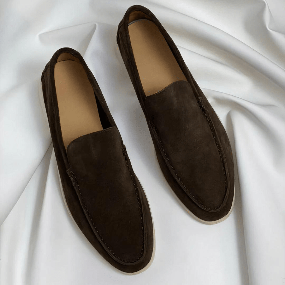 Men's Leather Loafers — Classic Slip-On Style