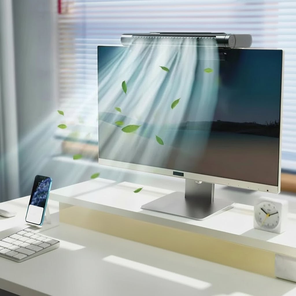 Bladeless USB Desk Fan — Compact and Quiet