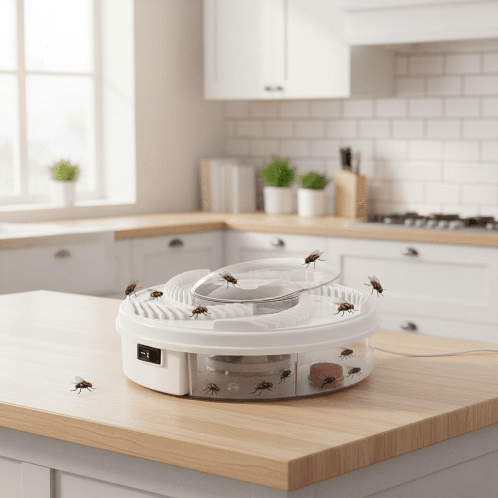 Eco Fly Trap — Silent Chemical-Free Insect Catcher
