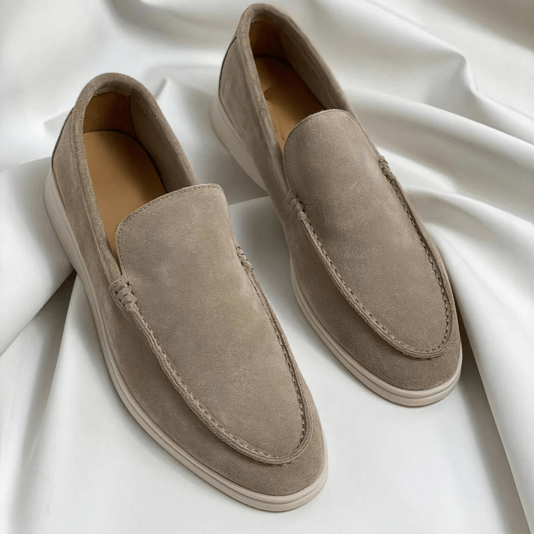 Men's Leather Loafers — Classic Slip-On Style