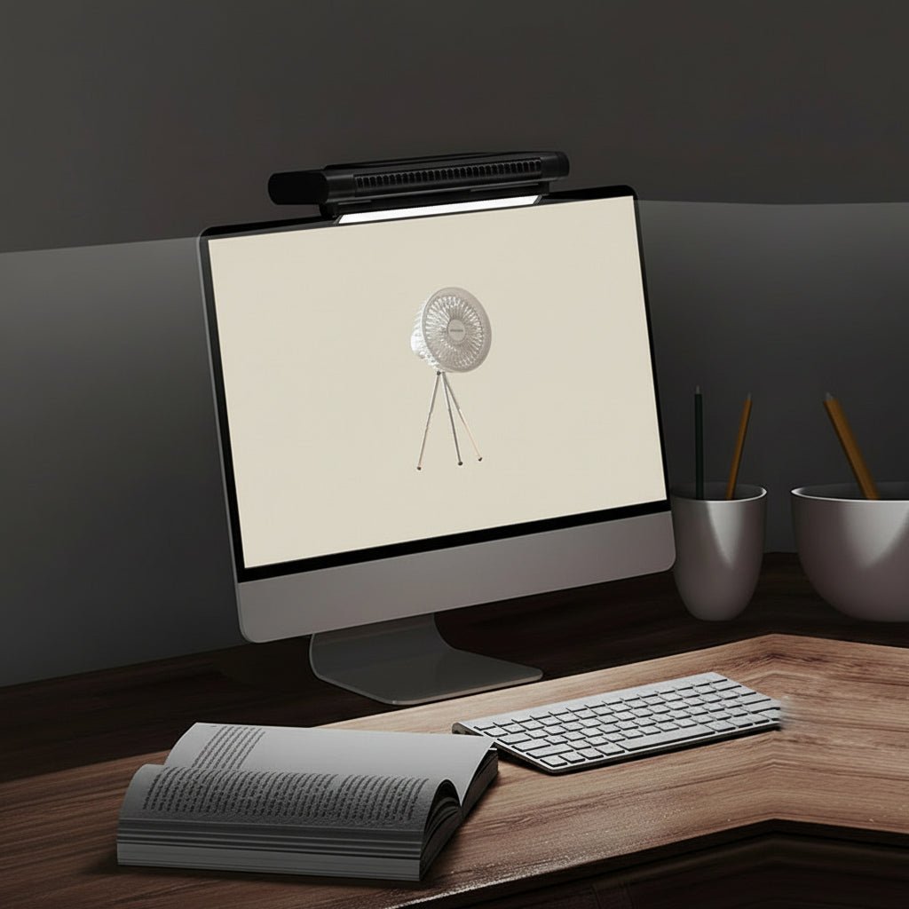 Bladeless USB Desk Fan — Compact and Quiet