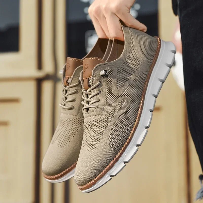 Men's Handcrafted Leather Dress Shoes — Breathable Lining