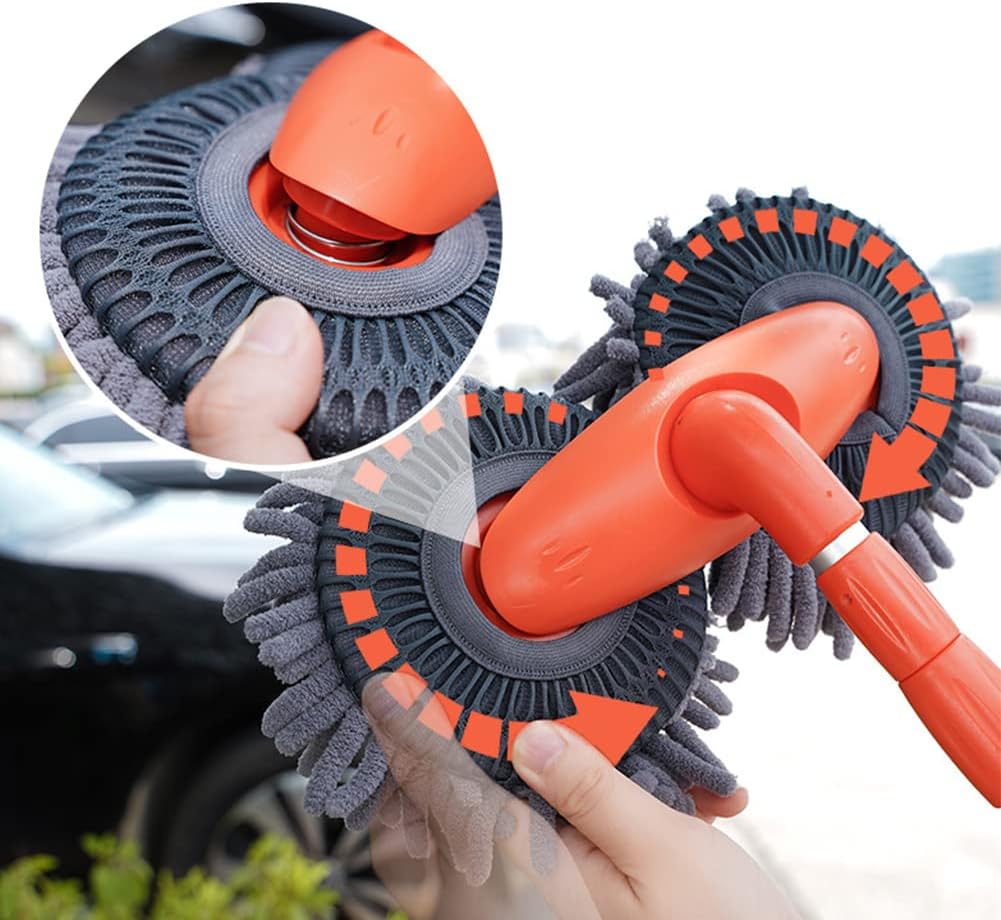 Telescopic Car Brush — Extendable 360° Head