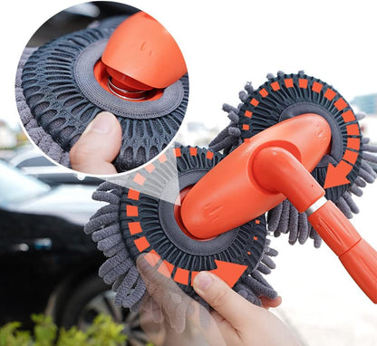 Telescopic Car Brush — Extendable 360° Head