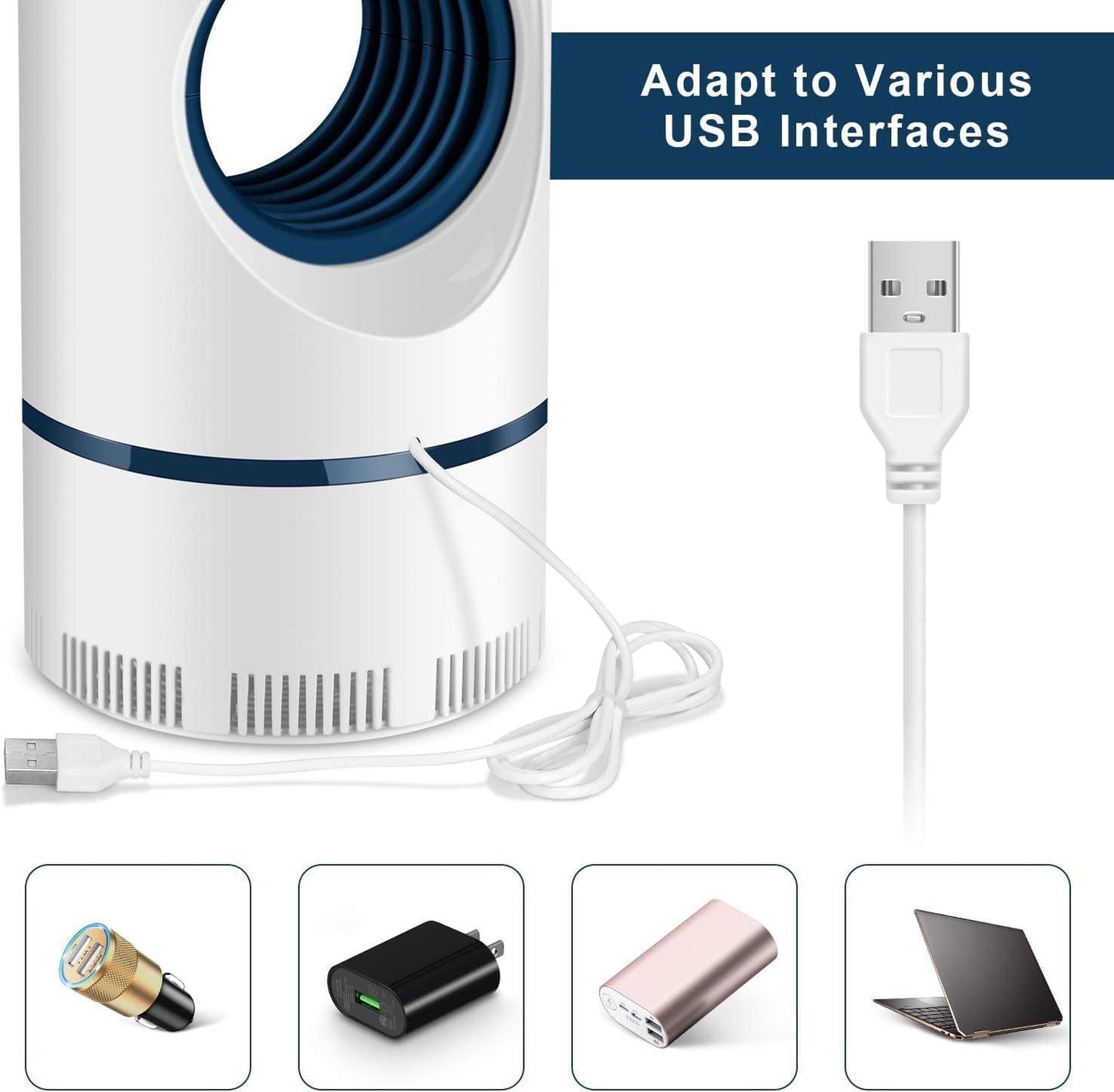 UV Insect Trap for Mosquitoes and Flies