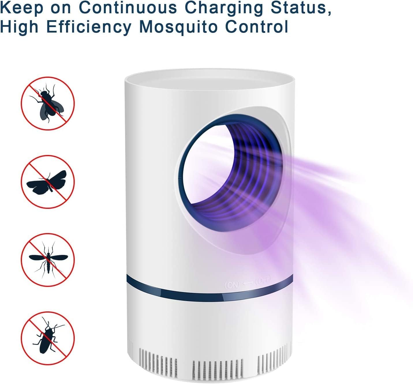 UV Insect Trap for Mosquitoes and Flies