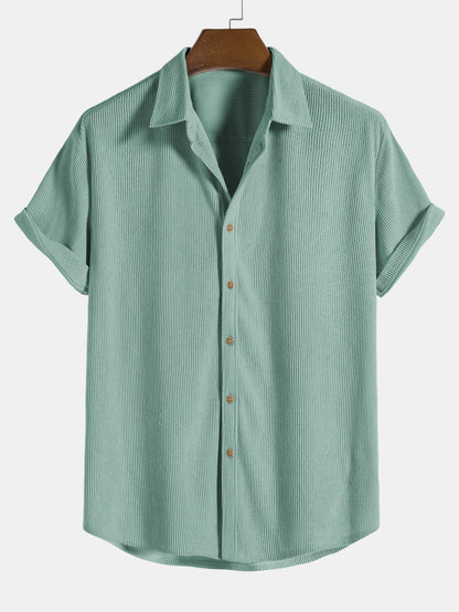 Men's Short-Sleeve Set — Breathable Summer Two-Piece