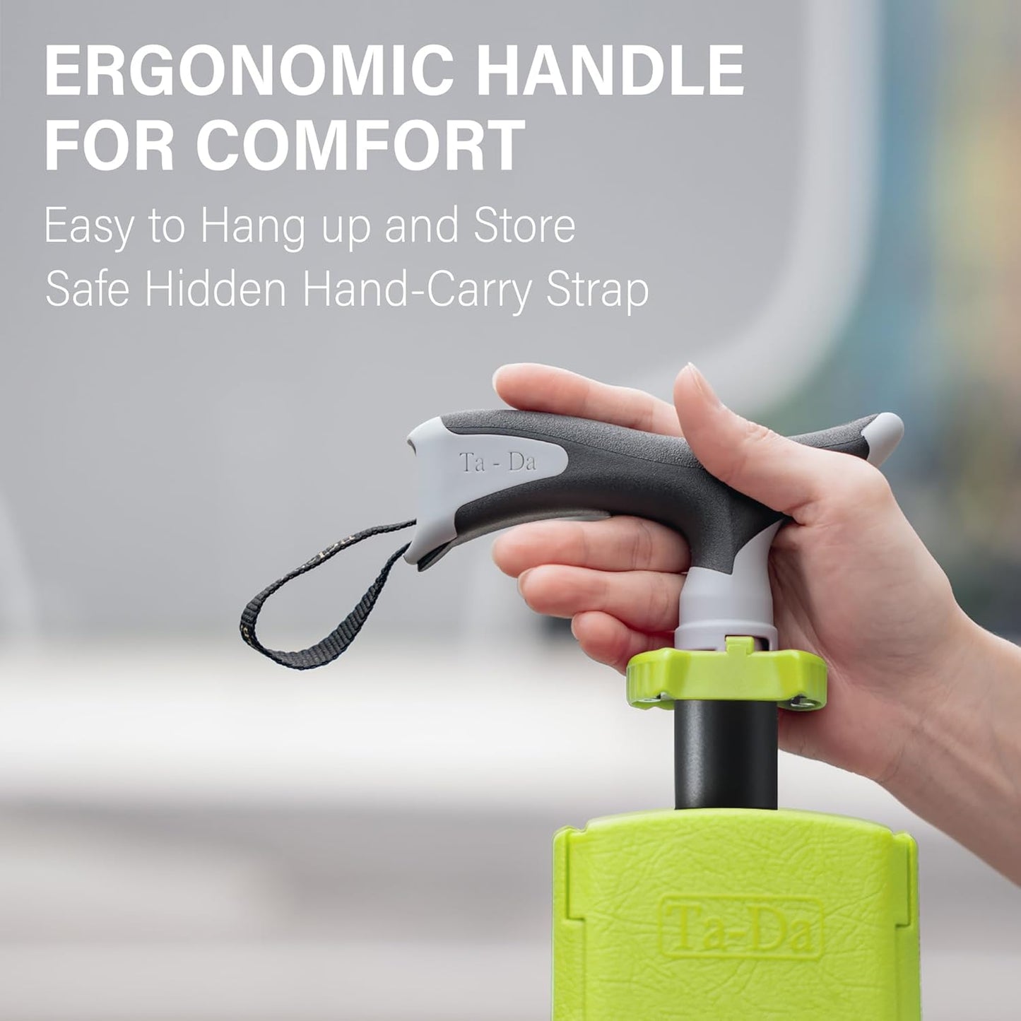Trekking Pole with Built-In Folding Seat — Rest Anywhere