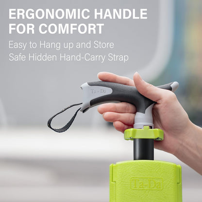 Trekking Pole with Built-In Folding Seat — Rest Anywhere