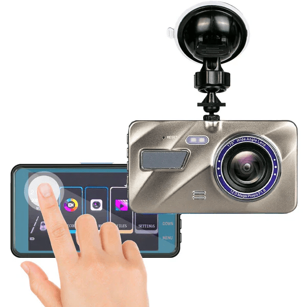 Dual 1080p Dash Cam — Front & Rear, 170° IPS Display