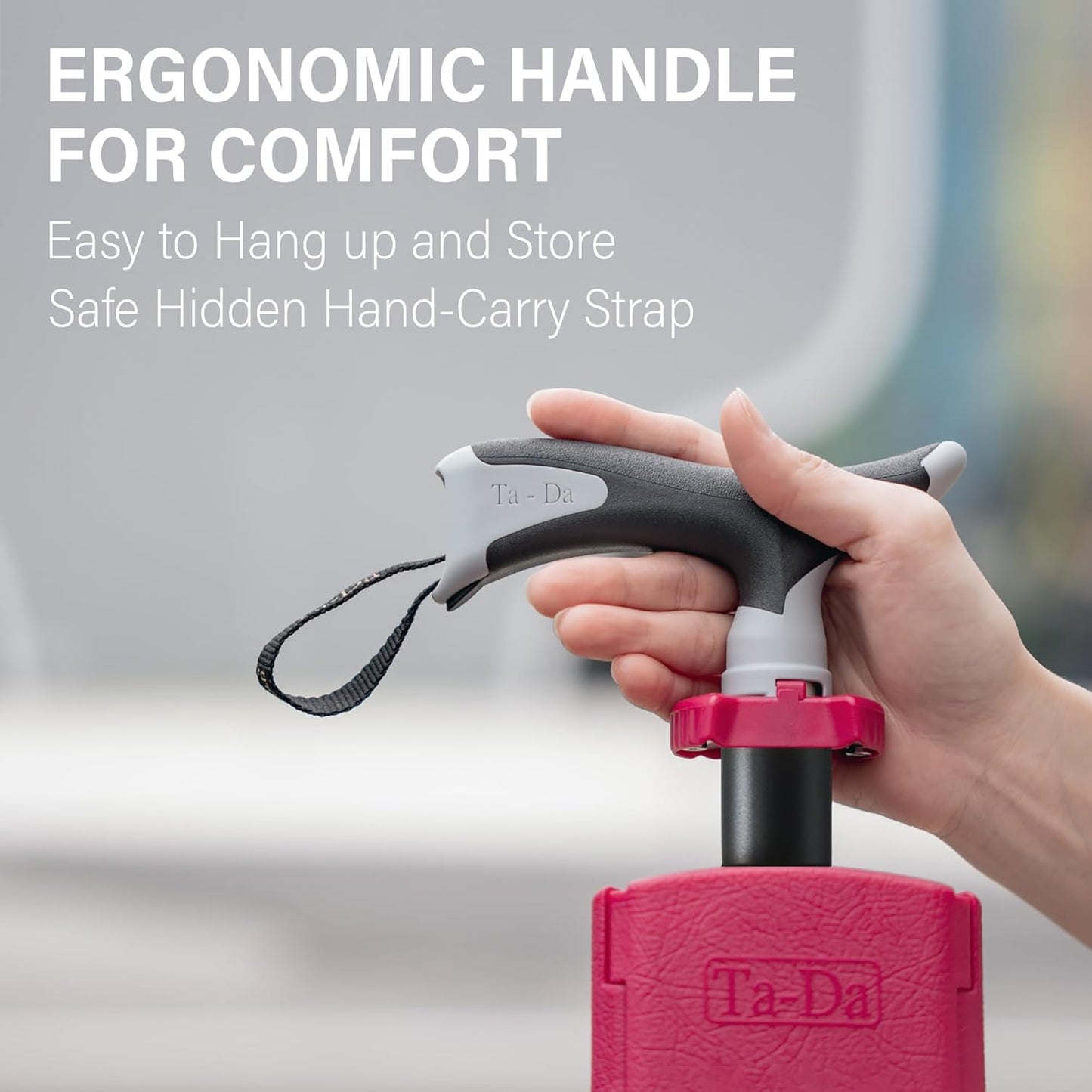 Trekking Pole with Built-In Folding Seat — Rest Anywhere
