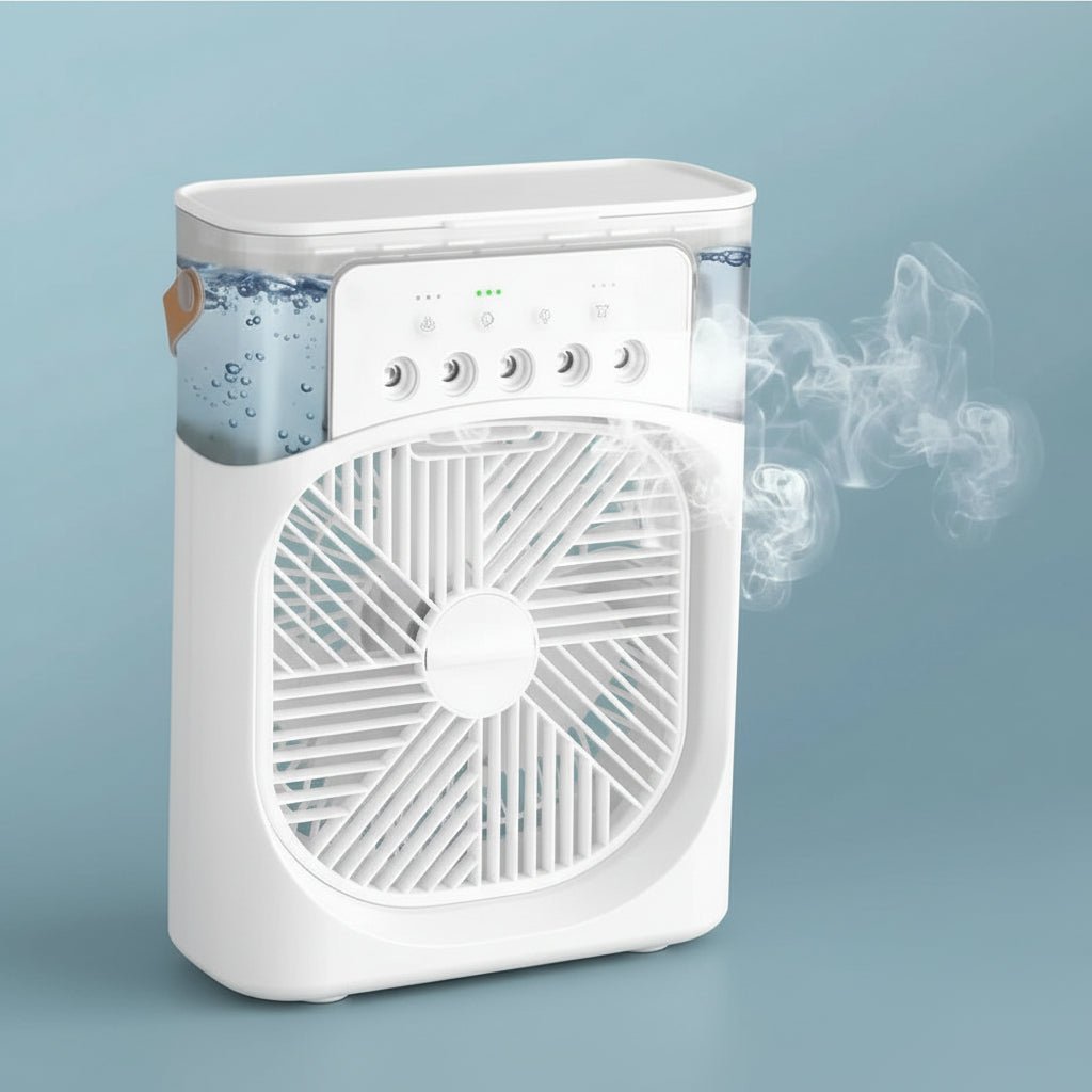 Mini Portable Air Cooler — Rechargeable with Water Tank