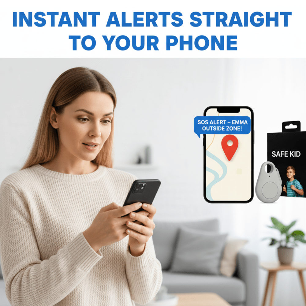 Kids GPS Tracker With Real-Time Location and SOS
