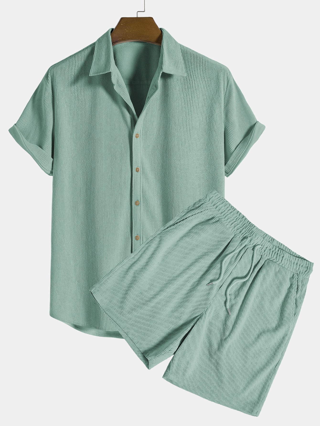 Men's Short-Sleeve Set — Breathable Summer Two-Piece