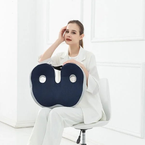 Memory Foam Seat Cushion — Adjustable Ergonomic