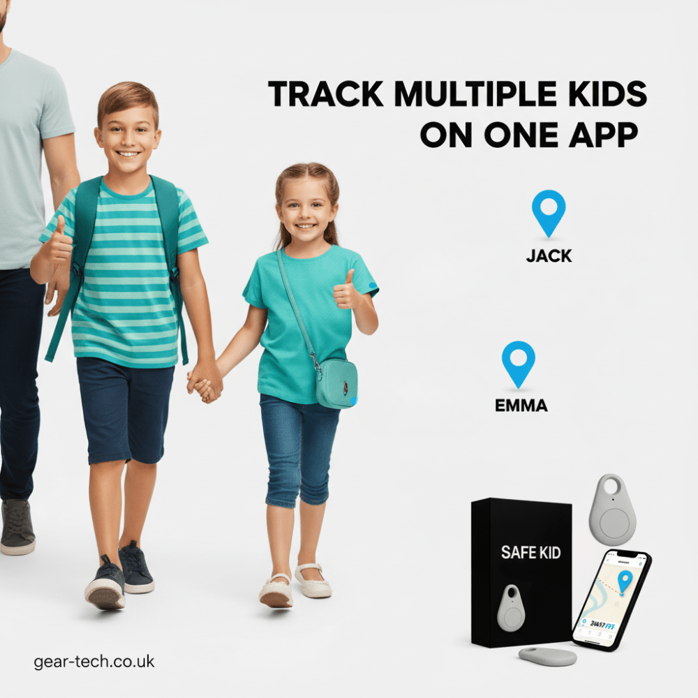 Kids GPS Tracker With Real-Time Location and SOS