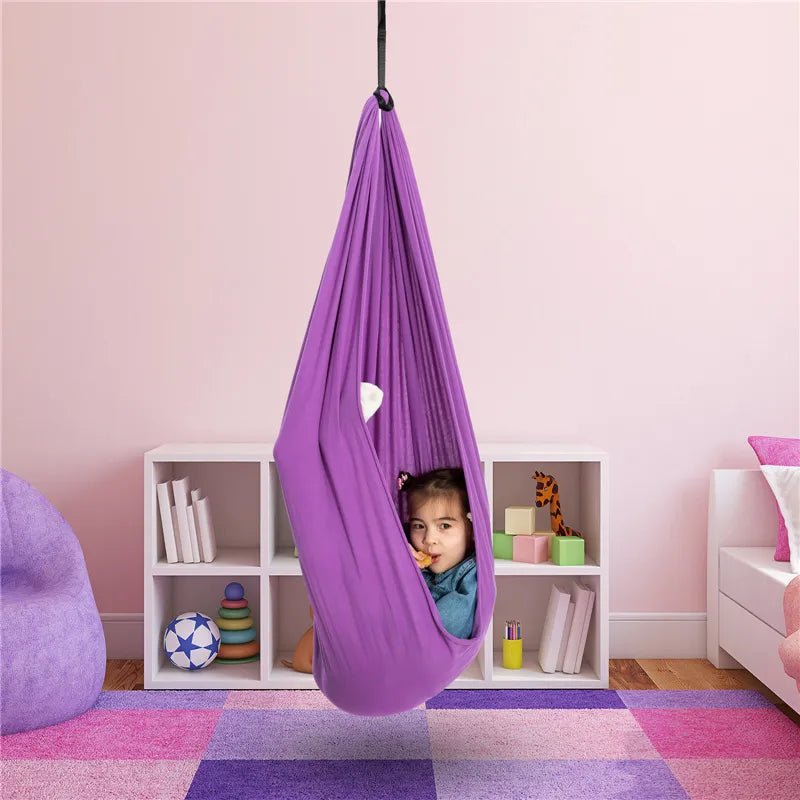 Kids Therapy Hammock — Calming Cotton Swing