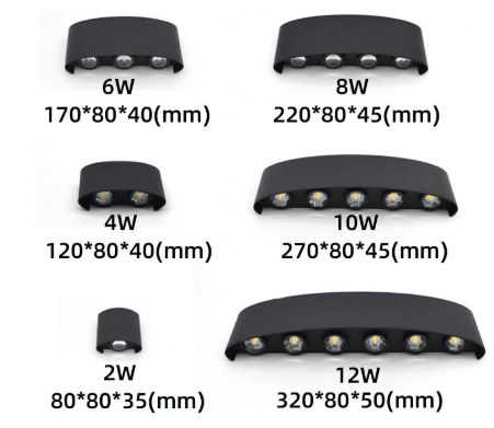 Outdoor LED Wall Light — Waterproof Aluminum Design