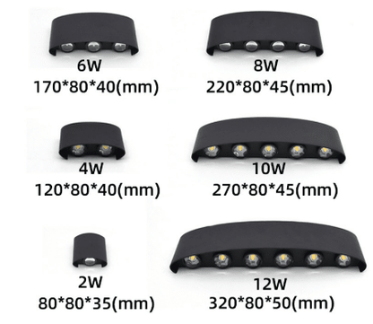 Outdoor LED Wall Light — Waterproof Aluminum Design