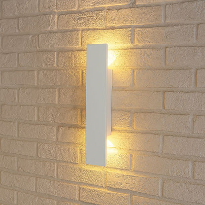 Outdoor LED Wall Light — Weatherproof White Sconce