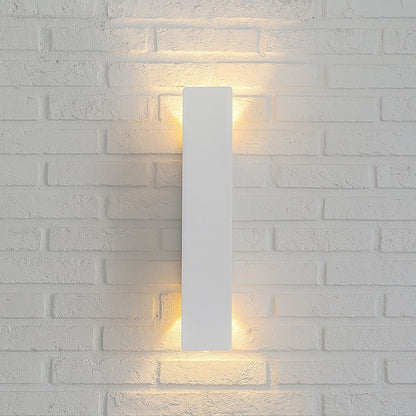 Outdoor LED Wall Light — Weatherproof White Sconce