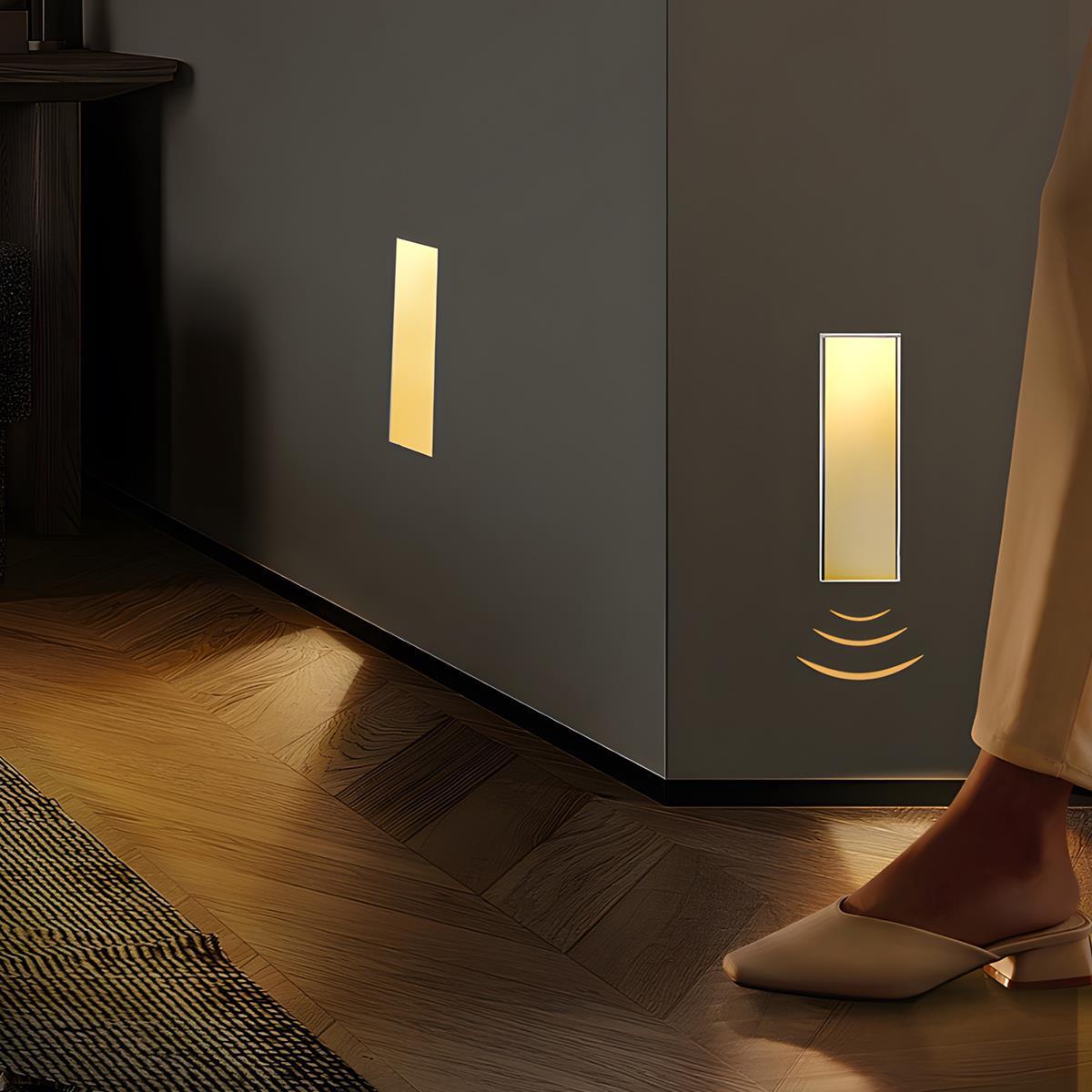 Minimalist LED Wall Sconce with Motion Sensor