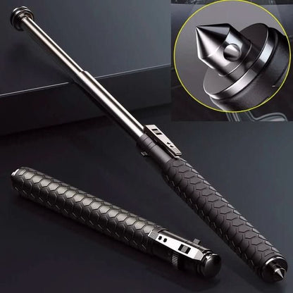 Folding Trekking Pole — Automatic Open, Non-Slip Grip