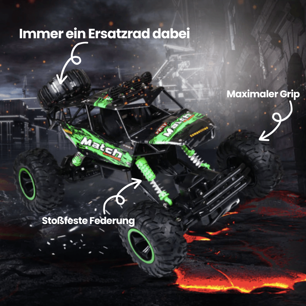 RC Monster Truck — Rugged 4x4 Off-Road Fun