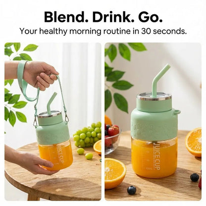 Portable Blender with 10 Blades & Powerful Motor