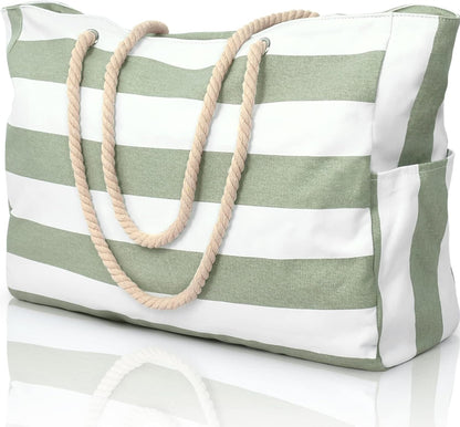 Waterproof Beach Bag — Large 20L Organized Tote