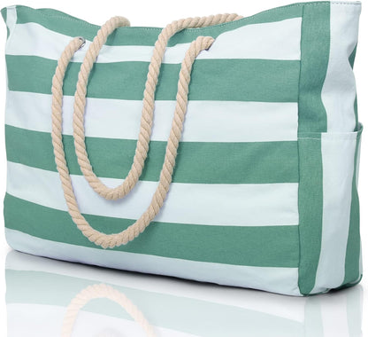 Waterproof Beach Bag — Large 20L Organized Tote