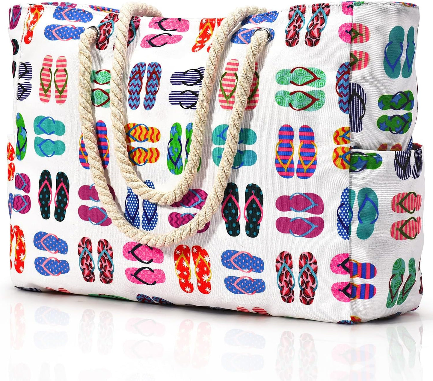 Waterproof Beach Bag — Large 20L Organized Tote