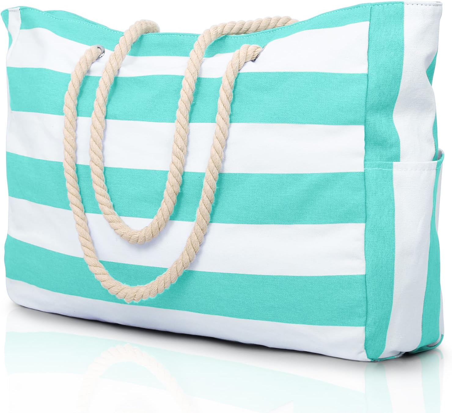 Waterproof Beach Bag — Large 20L Organized Tote