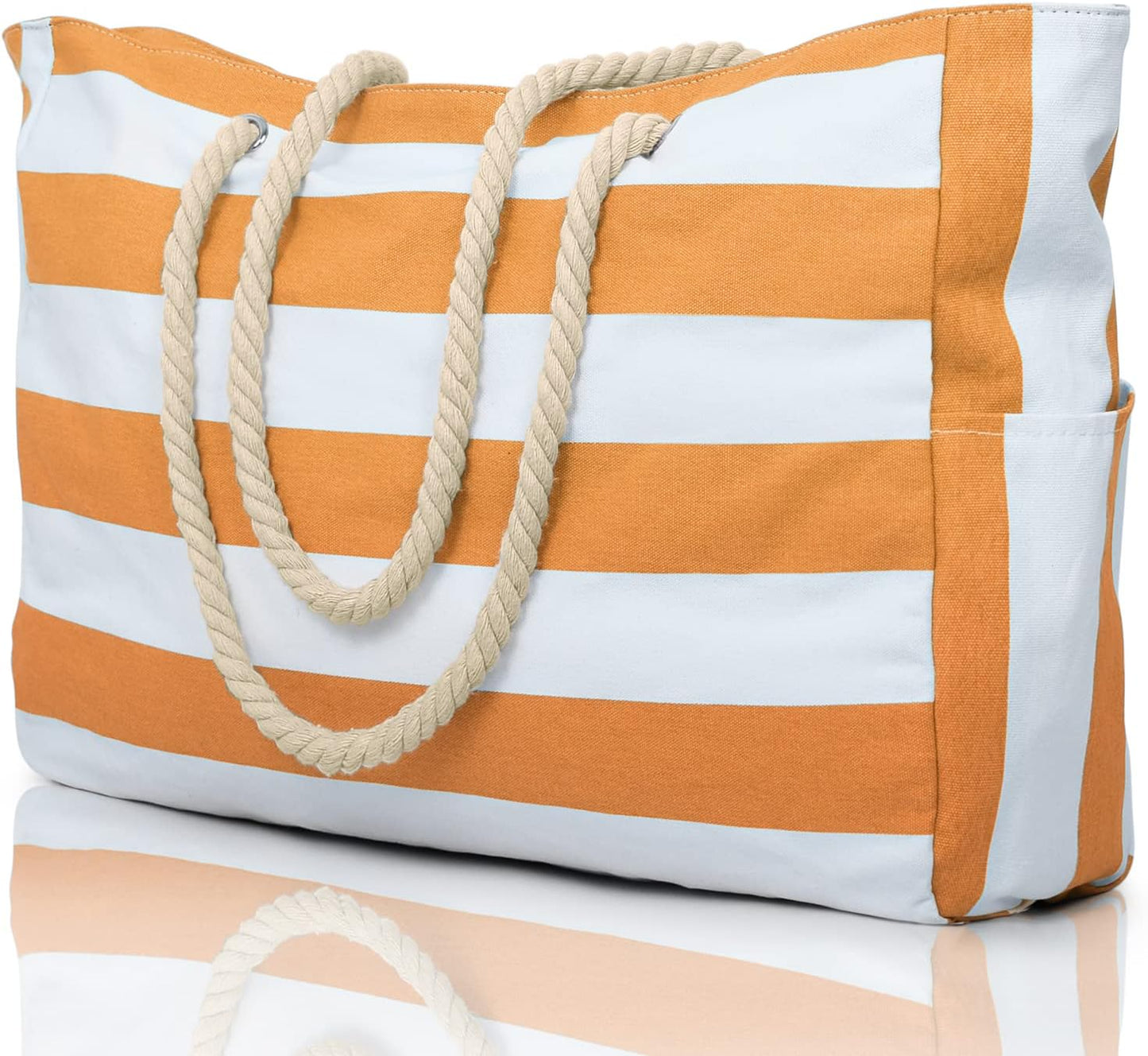Waterproof Beach Bag — Large 20L Organized Tote