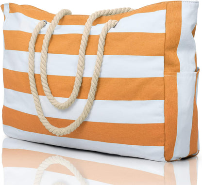 Waterproof Beach Bag — Large 20L Organized Tote