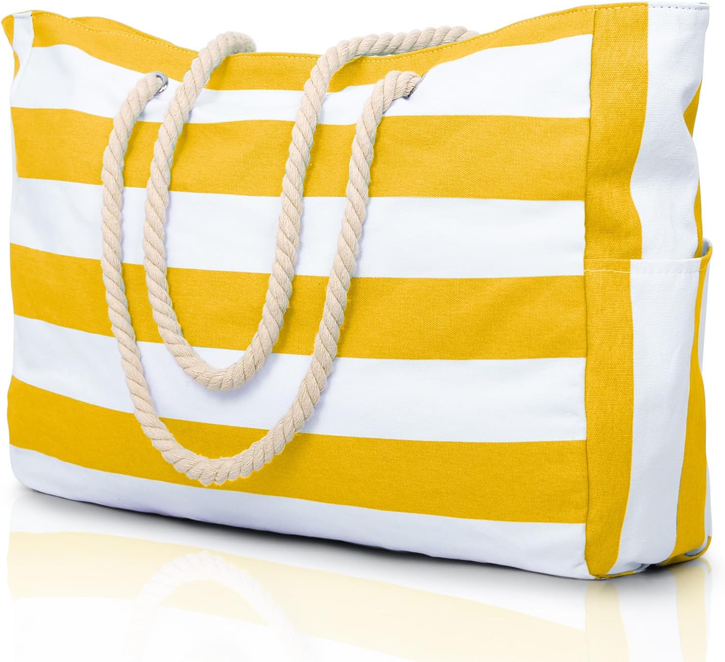 Waterproof Beach Bag — Large 20L Organized Tote