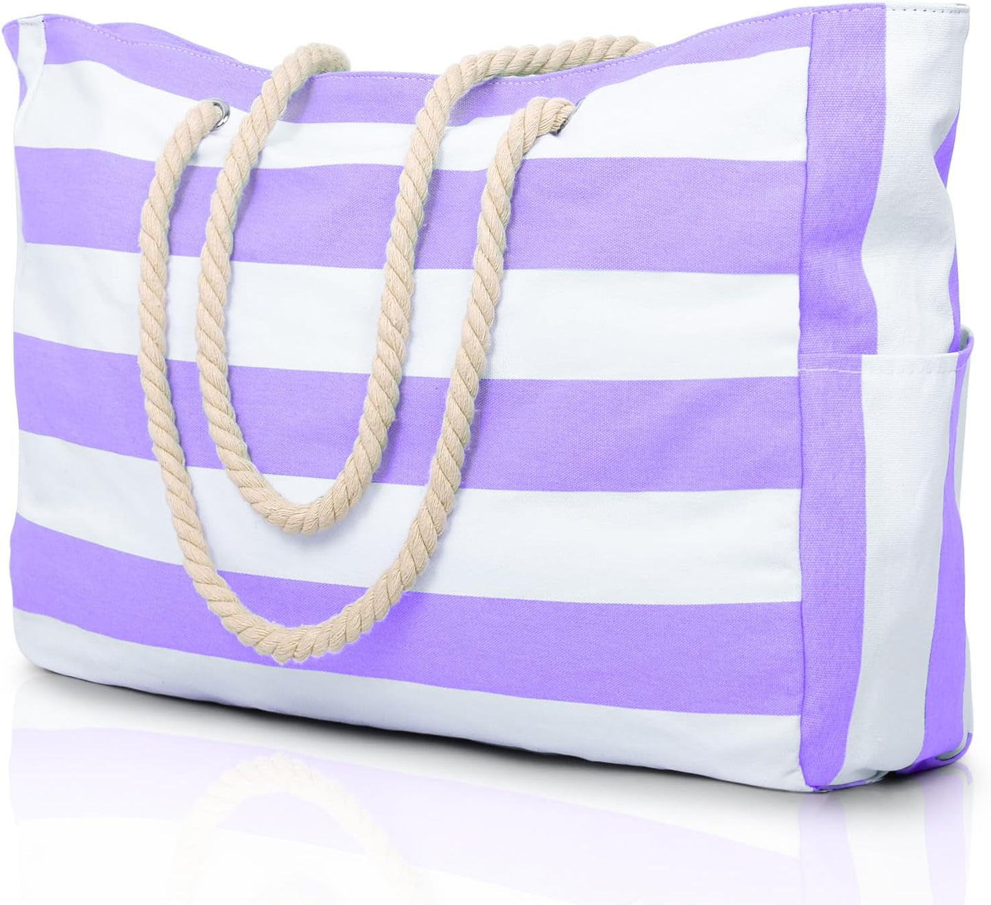 Waterproof Beach Bag — Large 20L Organized Tote