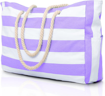 Waterproof Beach Bag — Large 20L Organized Tote