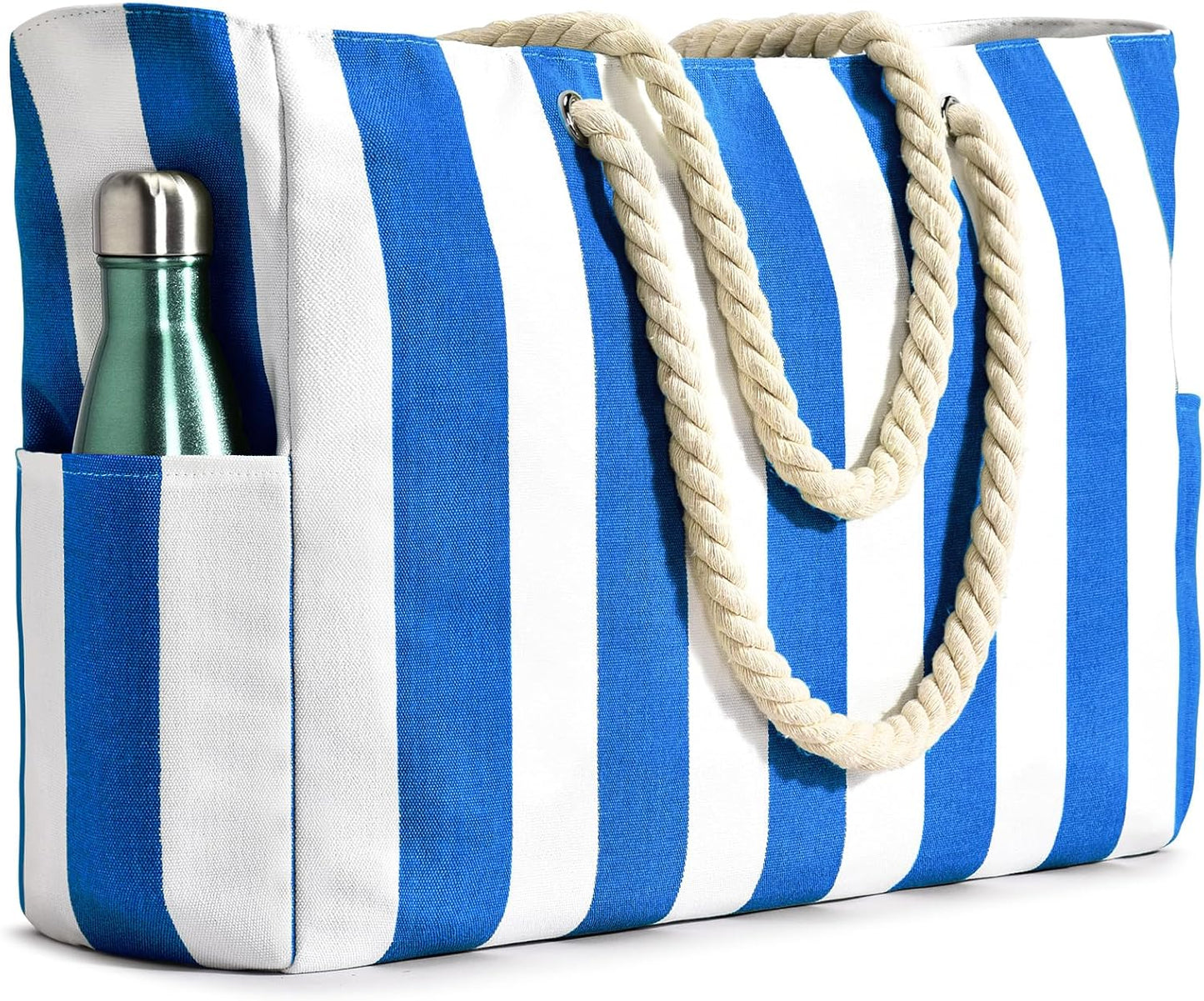 Waterproof Beach Bag — Large 20L Organized Tote