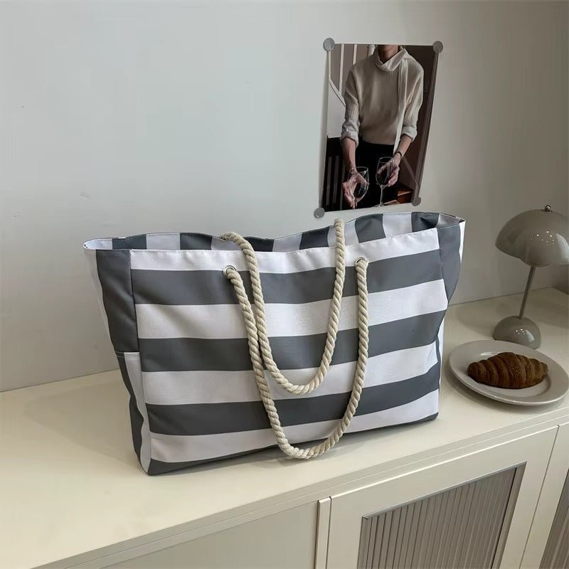 Waterproof Beach Bag — Large 20L Organized Tote
