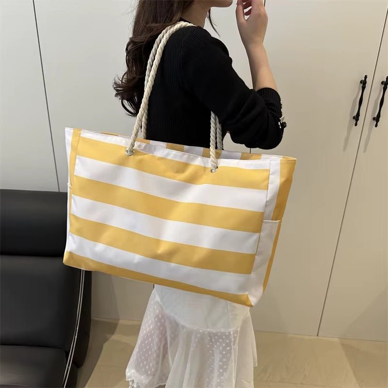 Waterproof Beach Bag — Large 20L Organized Tote