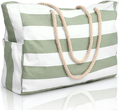 Waterproof Beach Bag — Large 20L Organized Tote