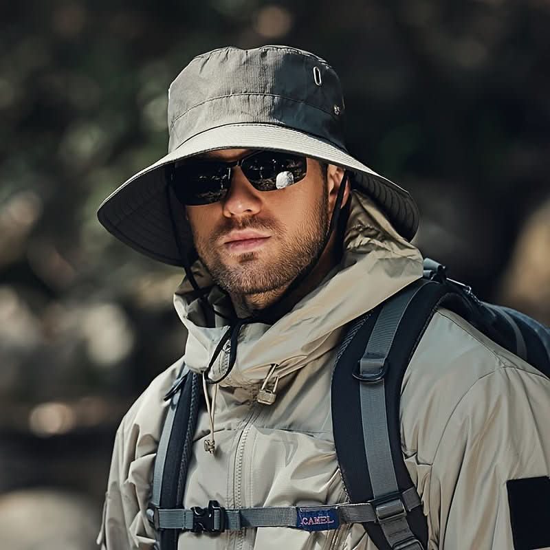 Wide-Brim Sun Hat with UV Protection