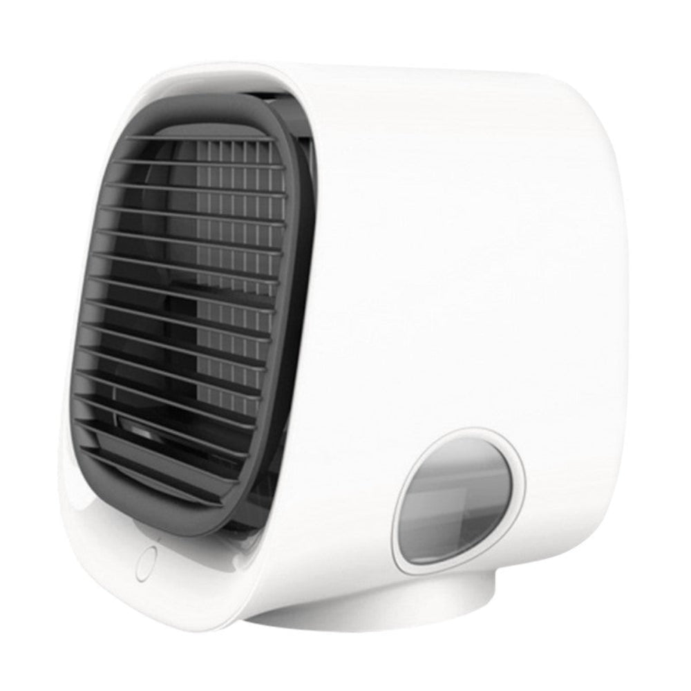 2-in-1 Air Cooler & Humidifier — Compact USB Fan