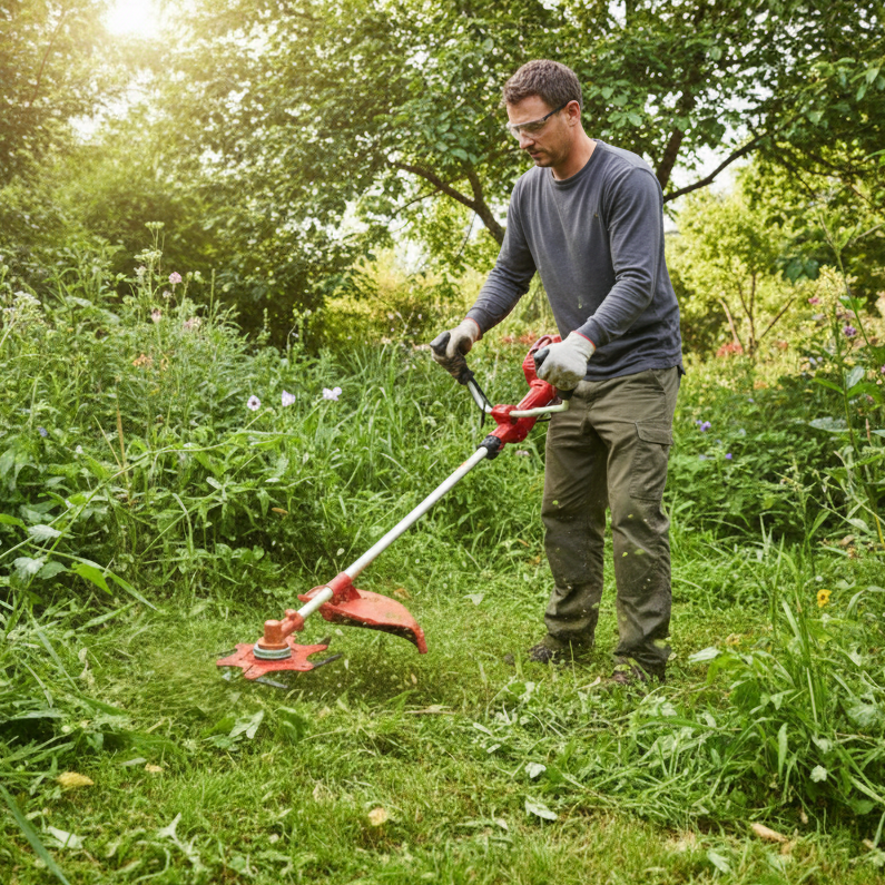 Metal Trimmer Head — Grass and Brush Cutting Blade