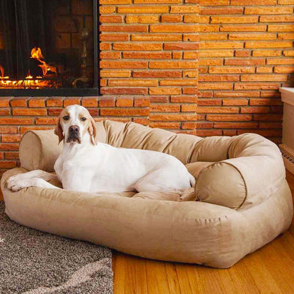Orthopedic Dog Sofa — Soft Calming Bed