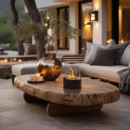 Tabletop Bioethanol Fireplace — Smokeless Warm Glow