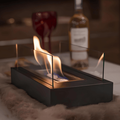 Tabletop Bioethanol Fireplace — Portable Indoor & Outdoor
