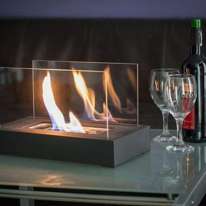 Tabletop Bioethanol Fireplace — Portable Indoor & Outdoor