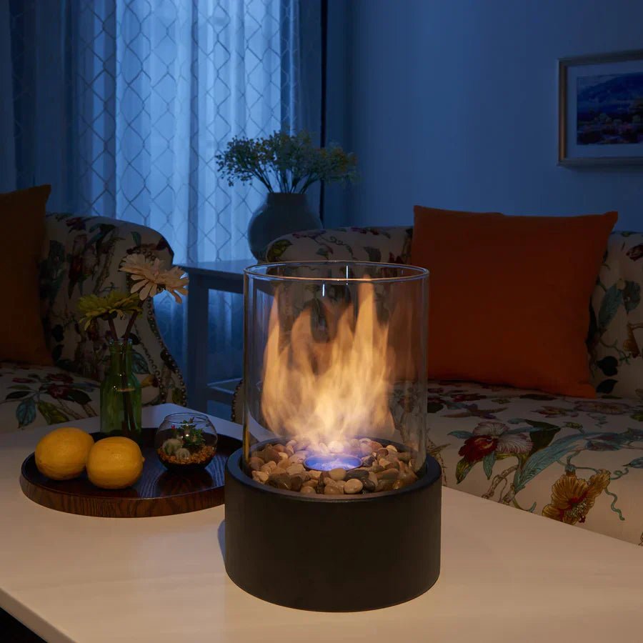 Tabletop Bioethanol Fireplace — Smokeless & Portable